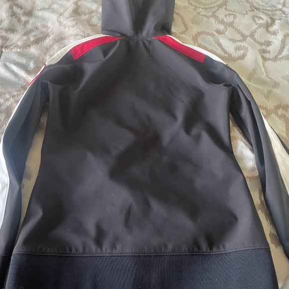 Women's 2010 Team Canada HBC Olympic Zip up Soft Shell Poly Hoodie Jacket - Picture 10 of 10